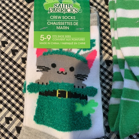4 pairs for St. Patrick’s Day ☘️ Sock Fest. New for shoe sizes 5-9 and 6-12. - Picture 6 of 7